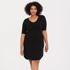 Torrid Black Jersey T-Shirt Dress